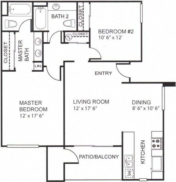 1 & 2 Bedroom Apartments in Mira Mesa, San Diego The Casas